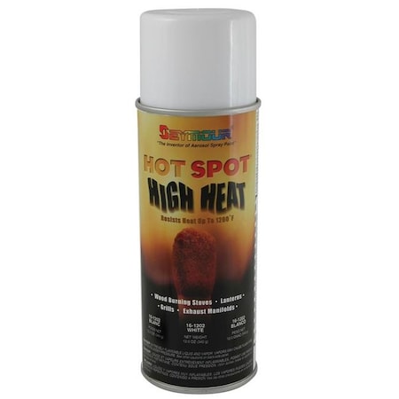Protectionpro 16 oz Hot Spot High Temperature Paint; White - Pack of 6 PR826284